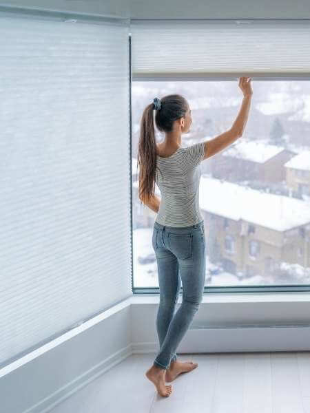 Window cellular shades satisfied customer