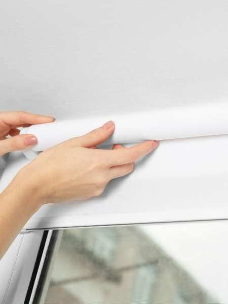 Window shades installation by professionals