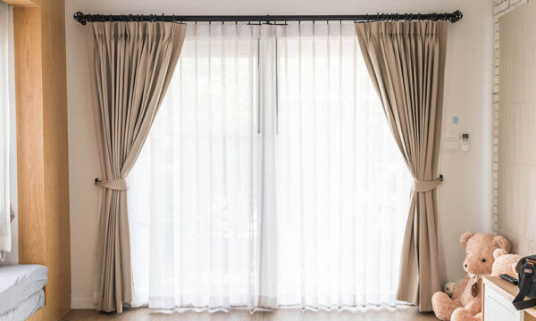 6 Creative Ways to Style Puddled Drapes - Shaded Window Coverings